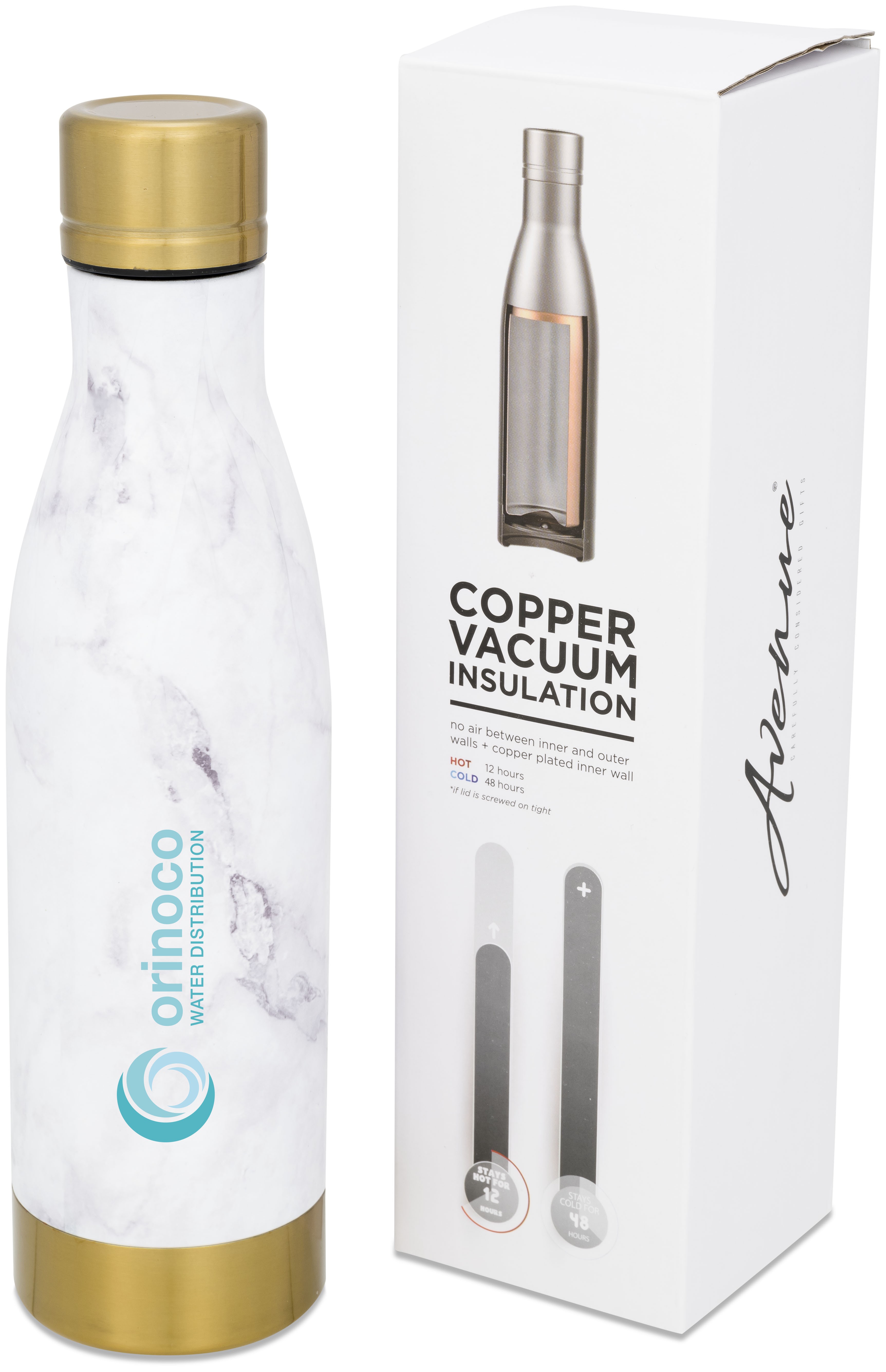 Vasa Marble copper vacuum insulated bottle