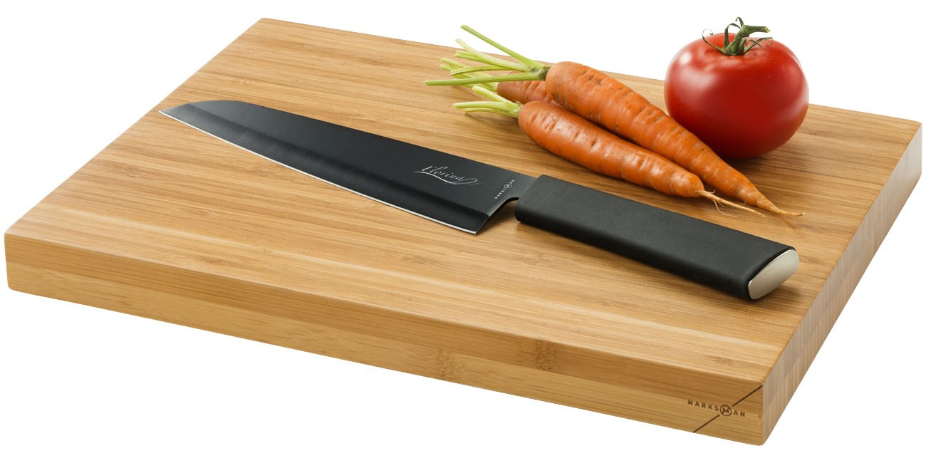 Element Cutting Board and Chef's Knife