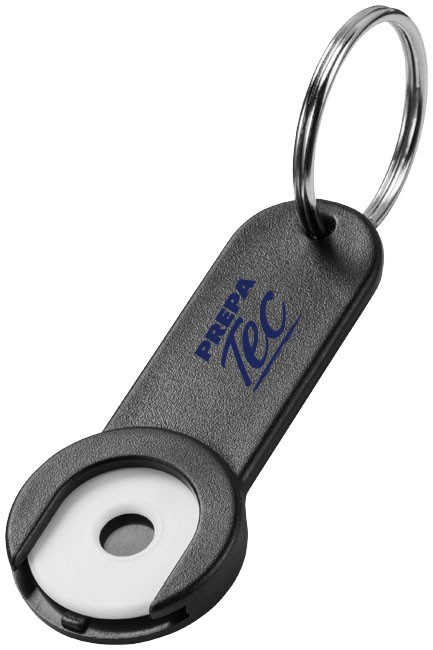 Shoppy coin holder key chain