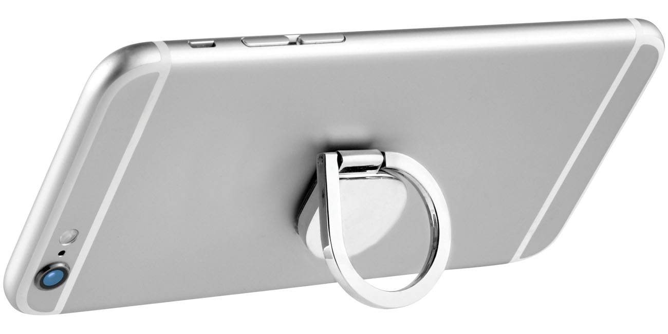 Aluminum ring phone holder