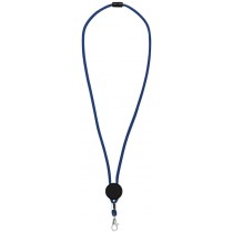 Hagen two-tone lanyard with adjustable disc