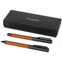 Woodgrain Duo Pen Set